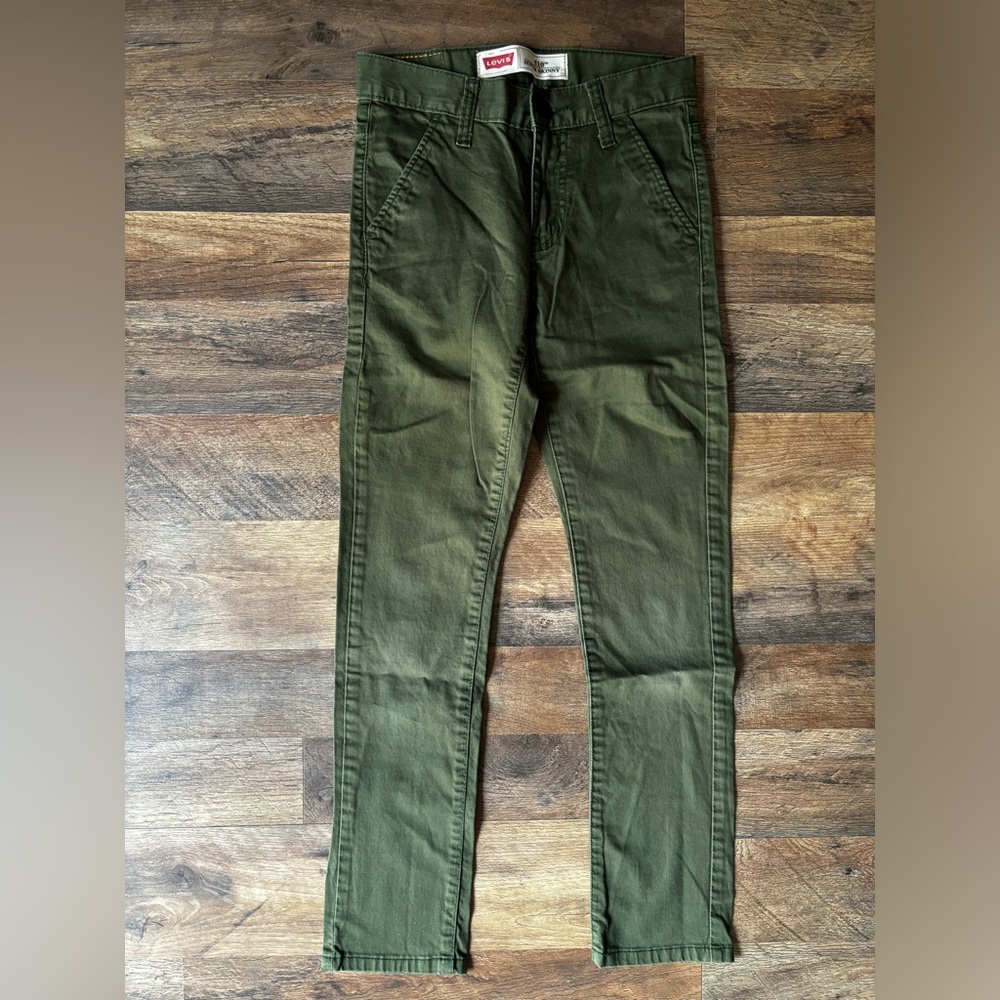 Levi’s 510 Super Skinny Army Green Casual Pants size 10 girls